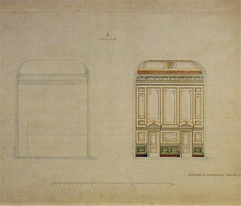 Friedrich August Stüler - Lapislazulizimmer - Ansicht nach Norden