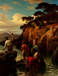 Friedrich Alois Schönn - An der genuesischen Küste - 2392 - Kunsthistorisches Museum