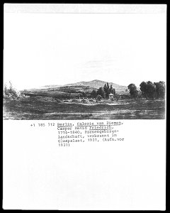 Friedrich - Landschaft im Riesengebirge, Galerie van Diemen