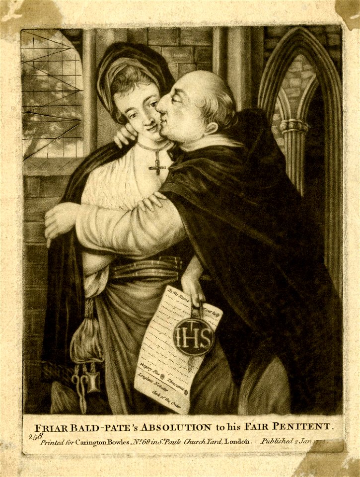 Friar Bald-Pate's Absolution to his Fair Penitent (BM 2010,7081.1826)