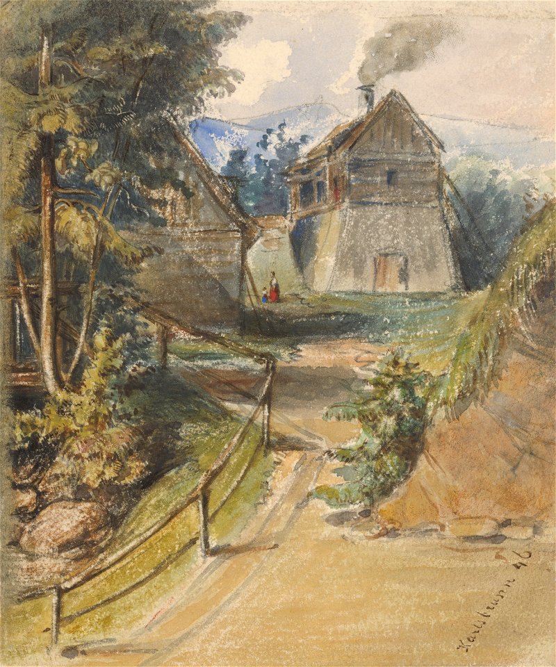 Friedrich Carl von Scheidlin - Motif from Karlsbrunn - K 270 - Slovak National Gallery