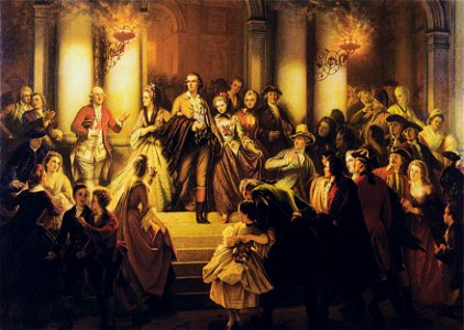 Friedrich August Pecht Friedrich Schiller verlässt das Mannheimer Theater