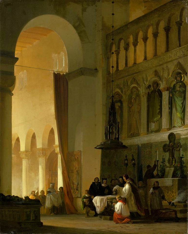 Friedrich Carl Mayer Taufe eines Kindes