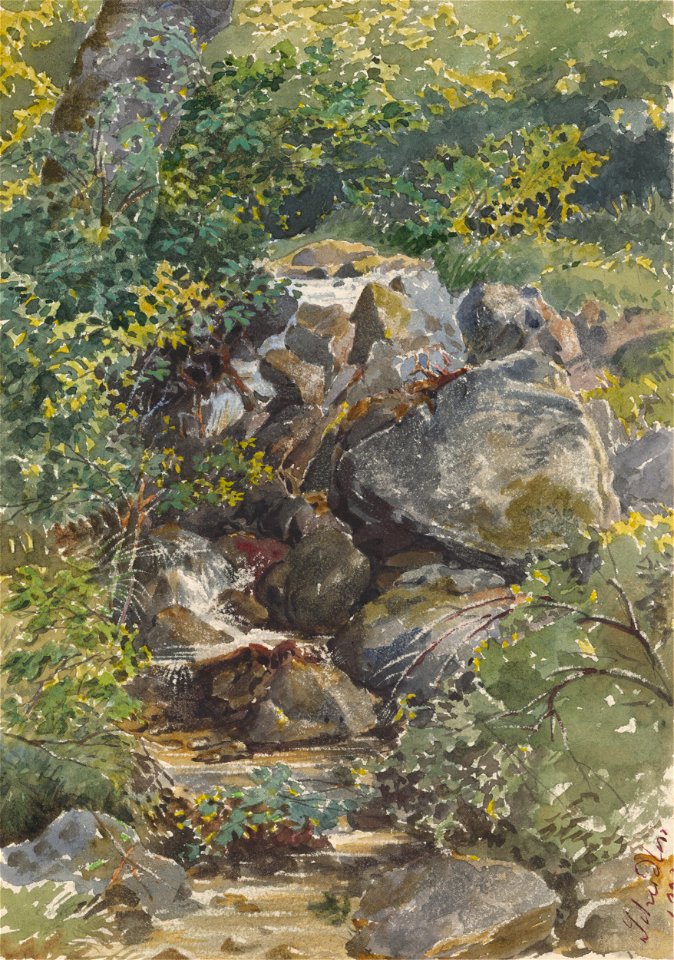 Friedrich Carl von Scheidlin - Forest Brook - K 244 - Slovak National Gallery