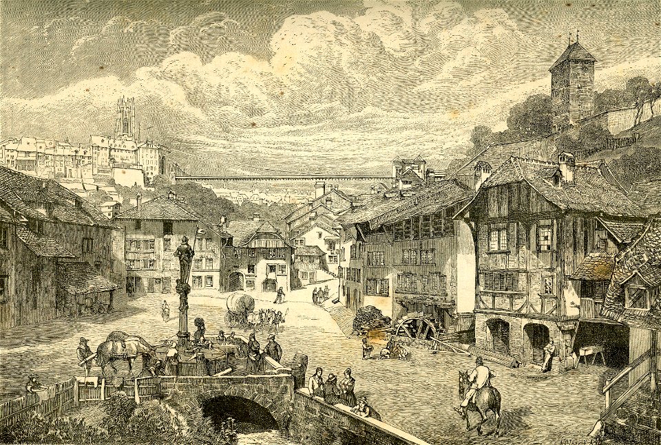 Friburgo nella Svizzera