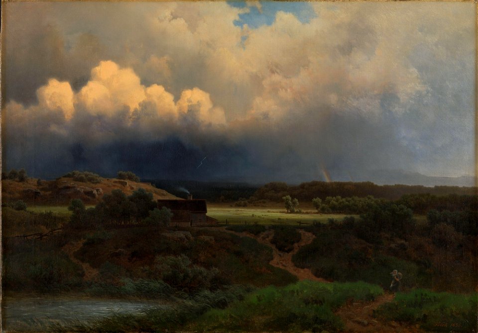 Joachim Frich - Landscape with stormy Sky - NG.M.03292 - National Museum of Art, Architecture and Design