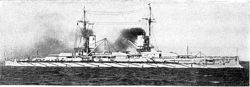Friedrich der Grosse (Linienschiff, 1911) in Brockhaus 1937