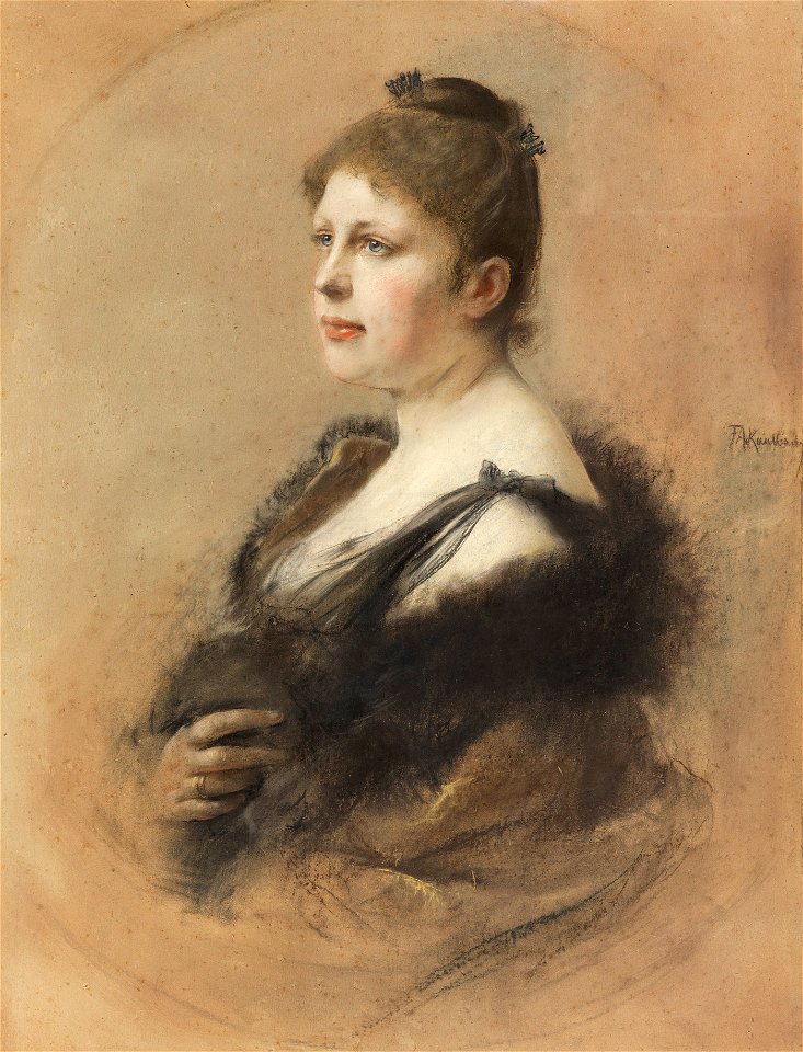 Friedrich August von Kaulbach - Porträt Cécile von Munkácsy, c. 1883