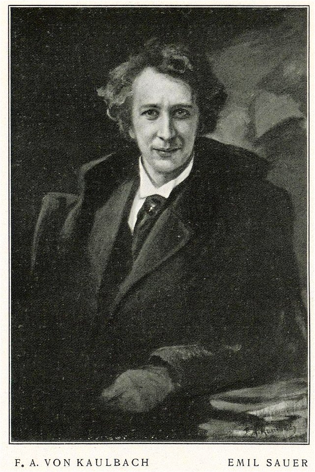 Friedrich August von Kaulbach - Portrait Emil von Sauer