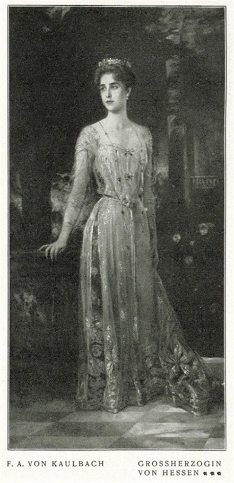Friedrich August von Kaulbach - Porträt der Grossherzogin von Hessen
