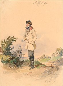 Friedrich Carl von Scheidlin - Lieutenant Count Zichy - K 5170 - Slovak National Gallery
