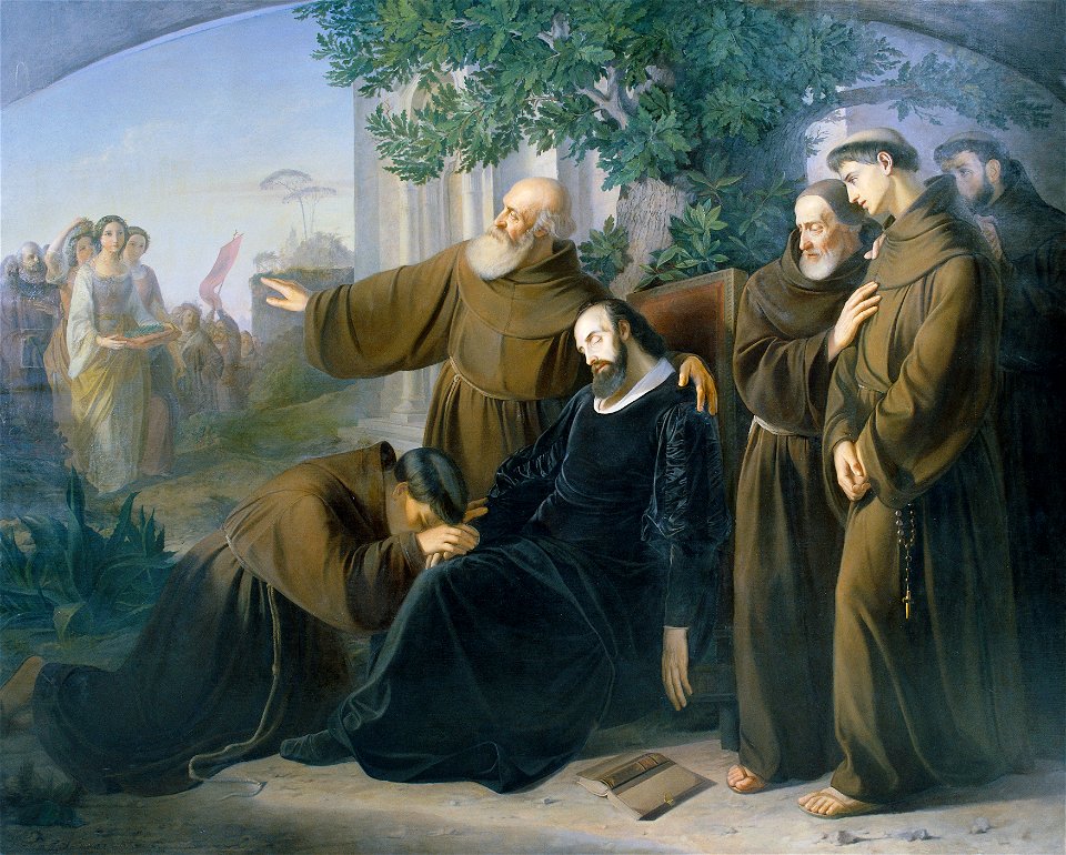 Friedrich Friedländer Ritter von Malheim - Der Tod Torquato Tassos - 2982 - Kunsthistorisches Museum
