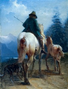 Friedrich August Mathias Gauermann - Die Heimkehr - 1391 - Österreichische Galerie Belvedere