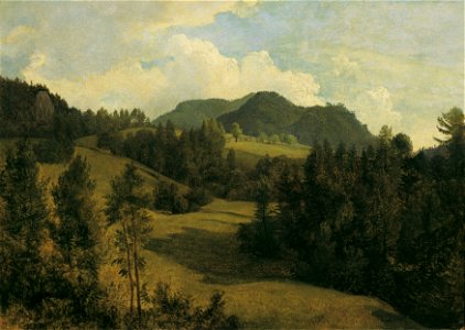 Friedrich August Mathias Gauermann - Landschaft bei Miesenbach - 2815 - Österreichische Galerie Belvedere