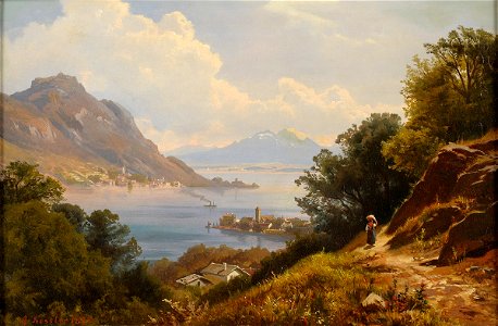 Friedrich August Kessler Seelandschaft 1858