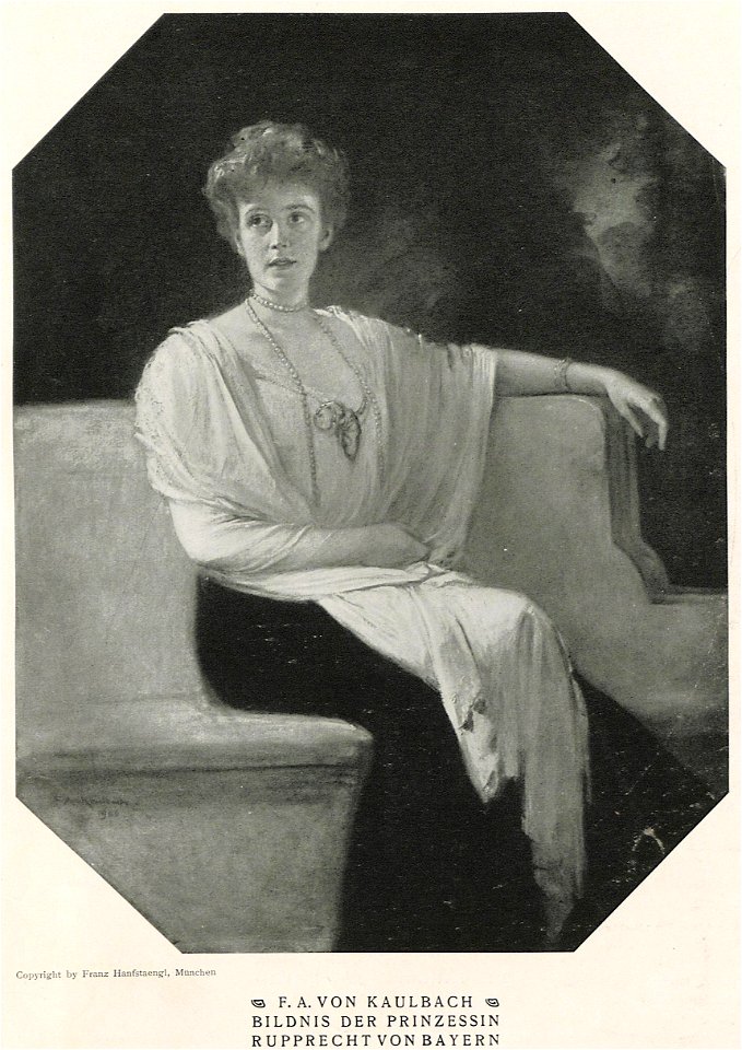 Friedrich August von Kaulbach - Bildnis der Prinzessin Rupprecht von Bayern