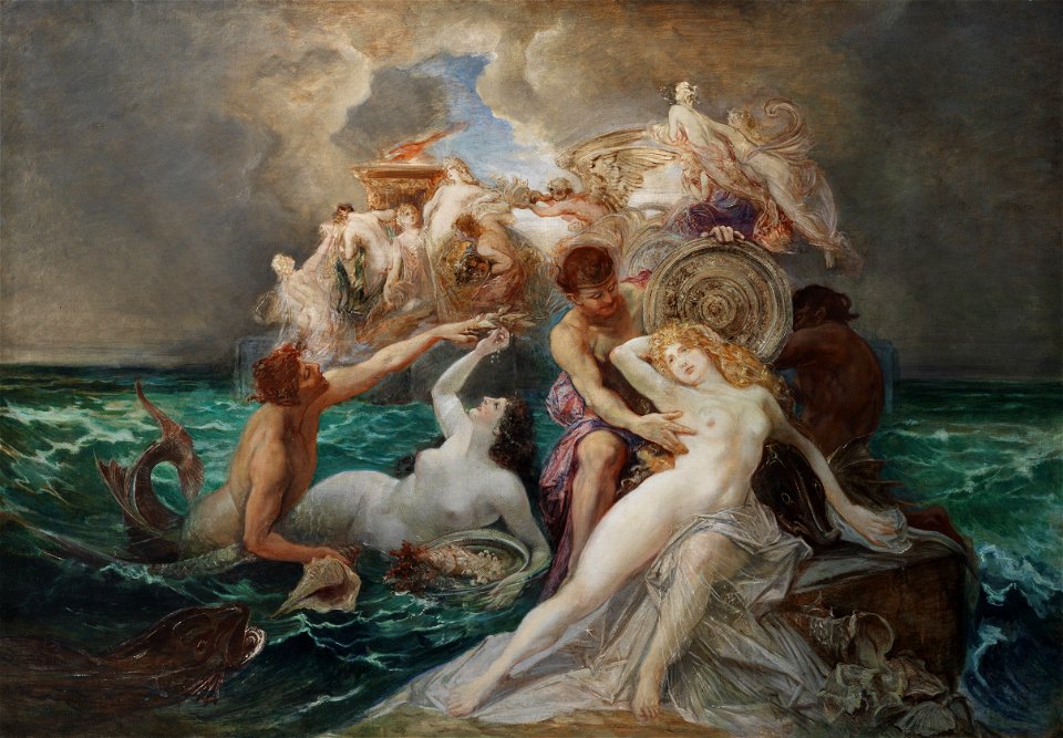 Friedrich Ernst Wolfrom Poseidon und die Nereiden