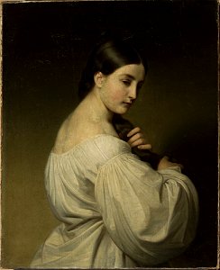 Friedrich Amerling - Portrait of a young woman - M.Ob.1908 - National Museum in Warsaw