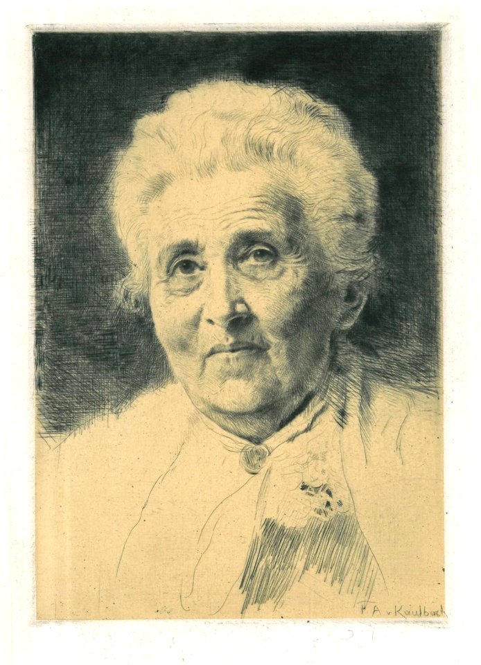 Friedrich August von Kaulbach - Frau Schytte, 1917