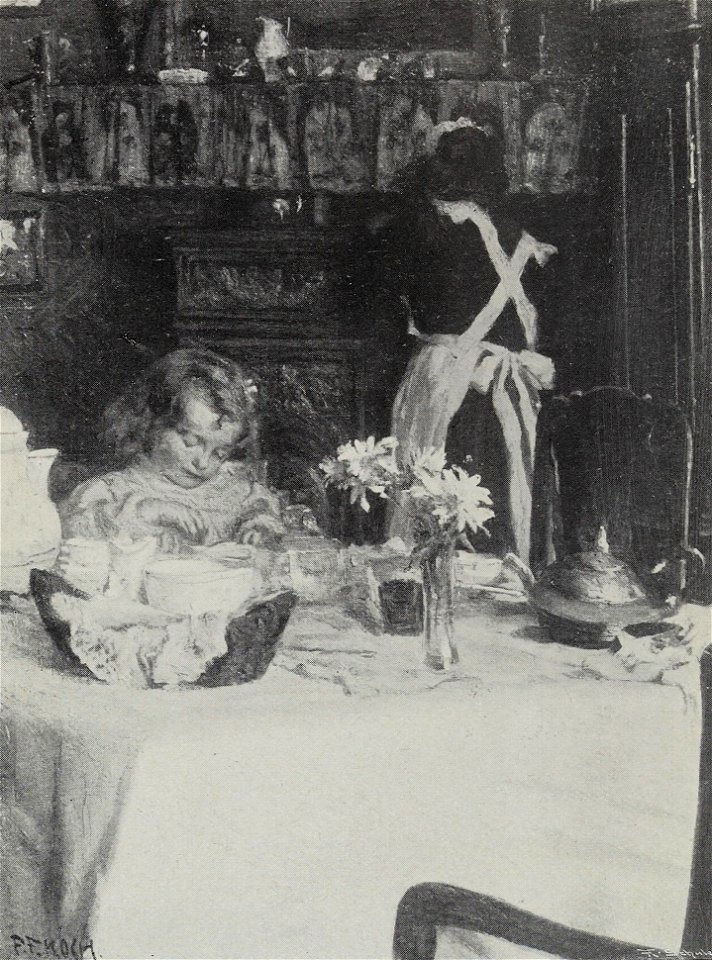 Friedrich Ferdinand Koch - Der Frühstückstisch