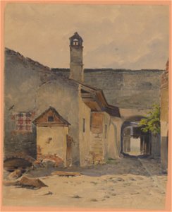 Friedrich Carl von Scheidlin - Old Yard - K 273 - Slovak National Gallery