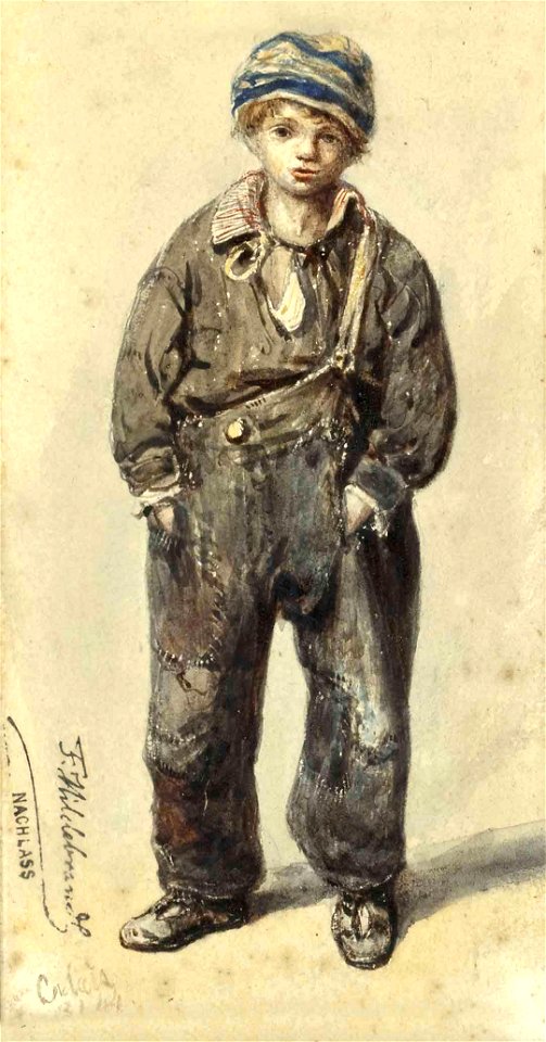 Friedrich Hildebrandt Junger Matrose 1844