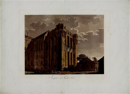 Friedrich Frick, Schloss Marienburg in Preussen, Tafel XII, Fassade des Kapitel-Saals