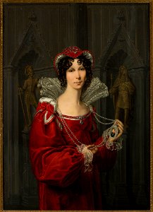 Friedrich Bury - Portrait of Princess Wilhelmina of Orange - 186929 - National Museum in Warsaw
