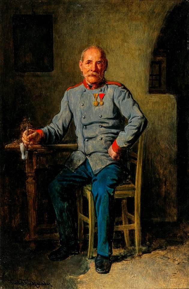Friedrich Friedländer Ausgedienter Soldat