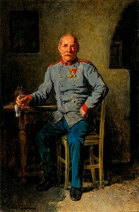 Friedrich Friedländer Ausgedienter Soldat