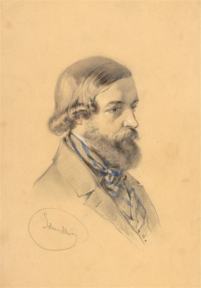 Friedrich Carl von Scheidlin - Study of a Bearded Man - K 5203 - Slovak National Gallery