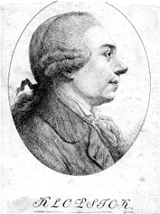 Friedrich Gottlieb Klopstock (gravure anonyme)