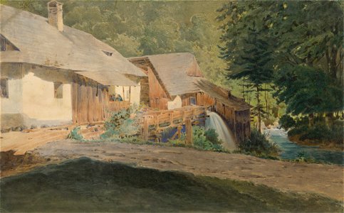 Friedrich Carl von Scheidlin - Mill on the Edge of the Forest - K 260 - Slovak National Gallery