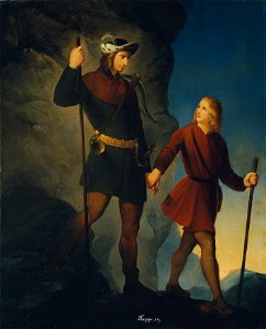 Friedrich Krepp - Die Errettung Kaiser Maximilians I. aus der Martinswand - 7871 - Kunsthistorisches Museum