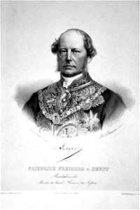 Friedrich Ferdinand von Beust Litho