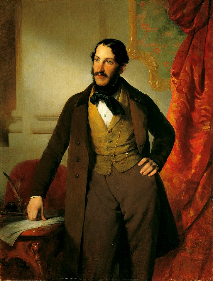 Friedrich von Amerling - Der Industrielle Maximilian Todesco - 3674 - Österreichische Galerie Belvedere