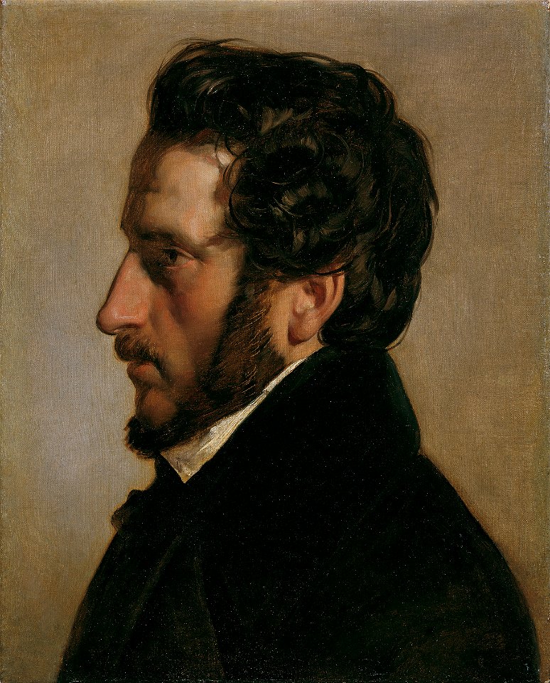 Friedrich von Amerling - Der Maler Friedrich Gauermann - 2390 - Österreichische Galerie Belvedere
