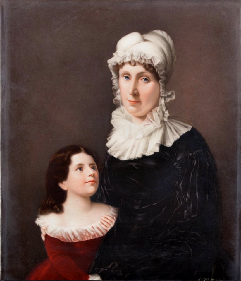 Friedrich Till - Lucretia Elizabeth Hanneby (Morgan) and Judith Livingston - Google Art Project