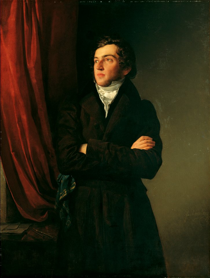 Friedrich von Amerling - Der Maler Robert Theer - 2359 - Österreichische Galerie Belvedere