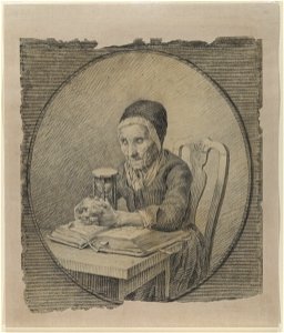 Caspar David Friedrich - Bildnis der Mutter Heiden (ca. 1801-1802)