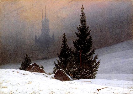 Caspar David Friedrich - Winter Landscape - WGA8243