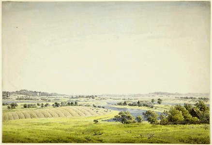 Caspar David Friedrich - Rügenlandschaft bei Putbus