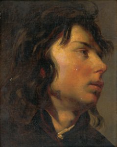 Friedrich von Amerling - Head of a Young Man - O 80 - Slovak National Gallery