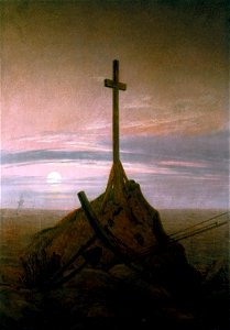 Caspar David Friedrich - Kreuz an der Ostsee (Schloss Carlottenburg, Neuer Pavillon)