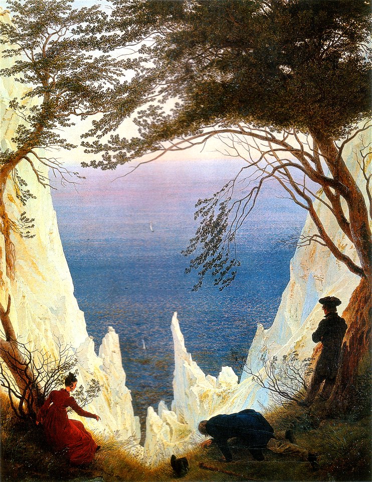 Caspar David Friedrich - Kreidefelsen auf Rügen (Museum Oskar Reinhart)