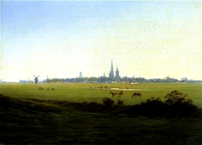 Caspar David Friedrich - Meadows near Greifswald - WGA8267