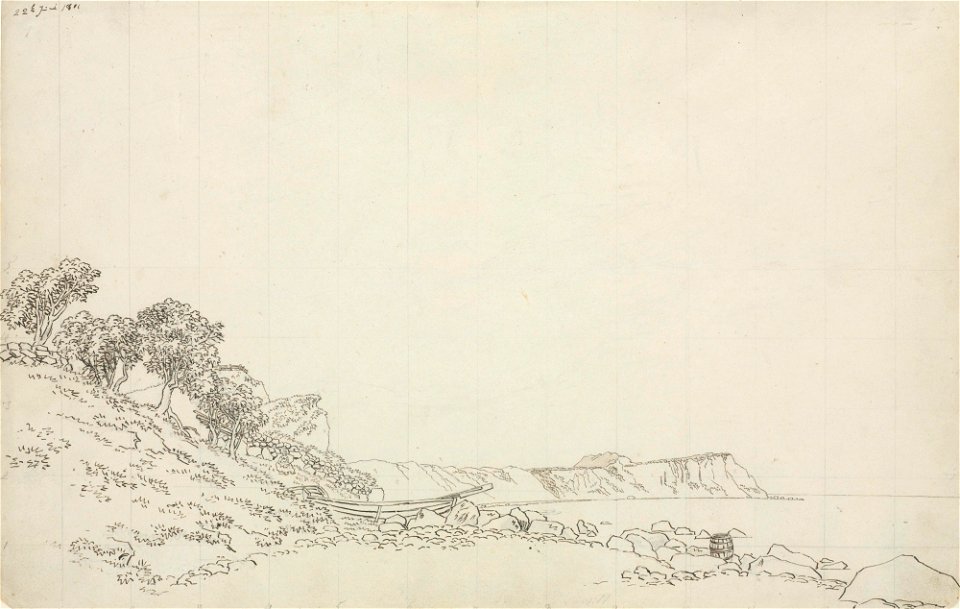 Caspar David Friedrich - Blick auf Kap Arkona (1801)