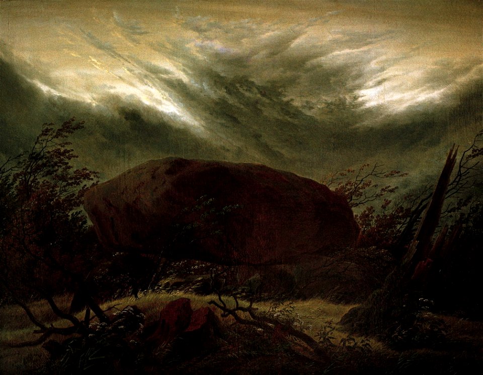 Caspar David Friedrich - Hünengrab im Herbst - Galerie Neue Meister Dresden