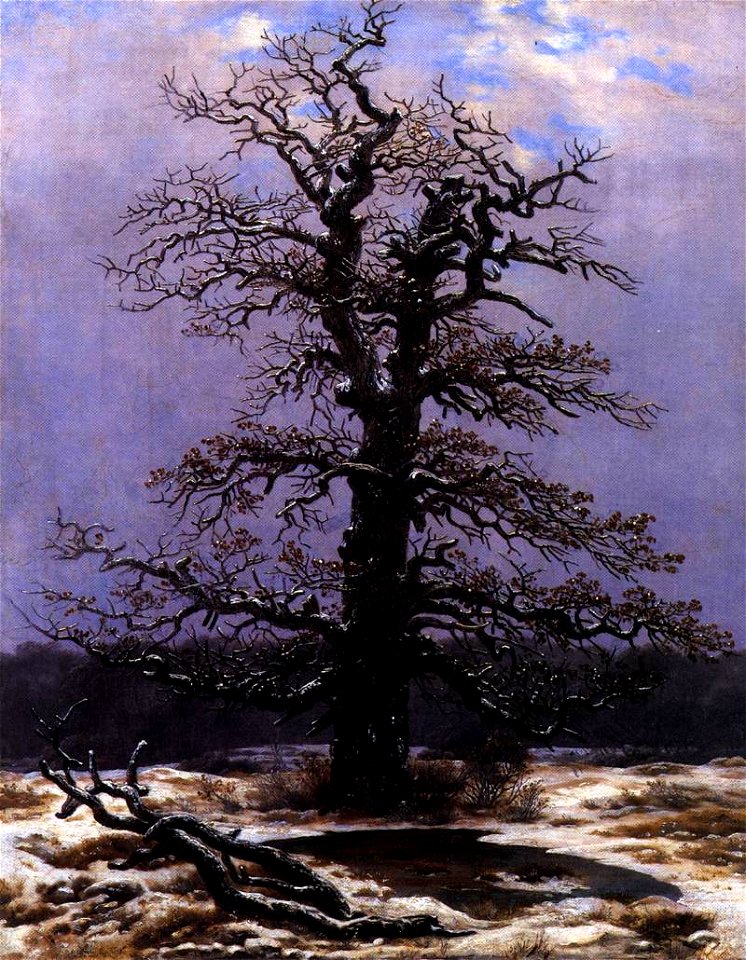 Caspar David Friedrich - Oak in the Snow - WGA8281