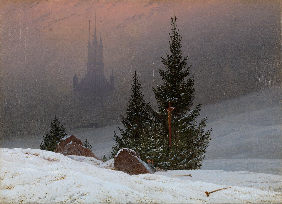 Caspar David Friedrich - Winterlandschaft (London)